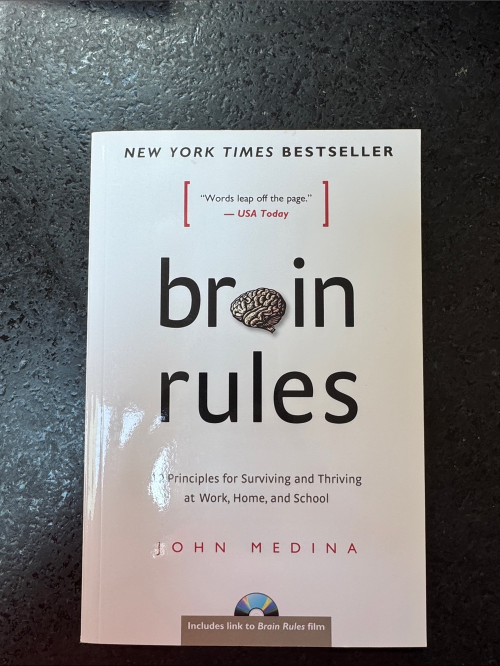 Brain Rules by John Medina - White Cover